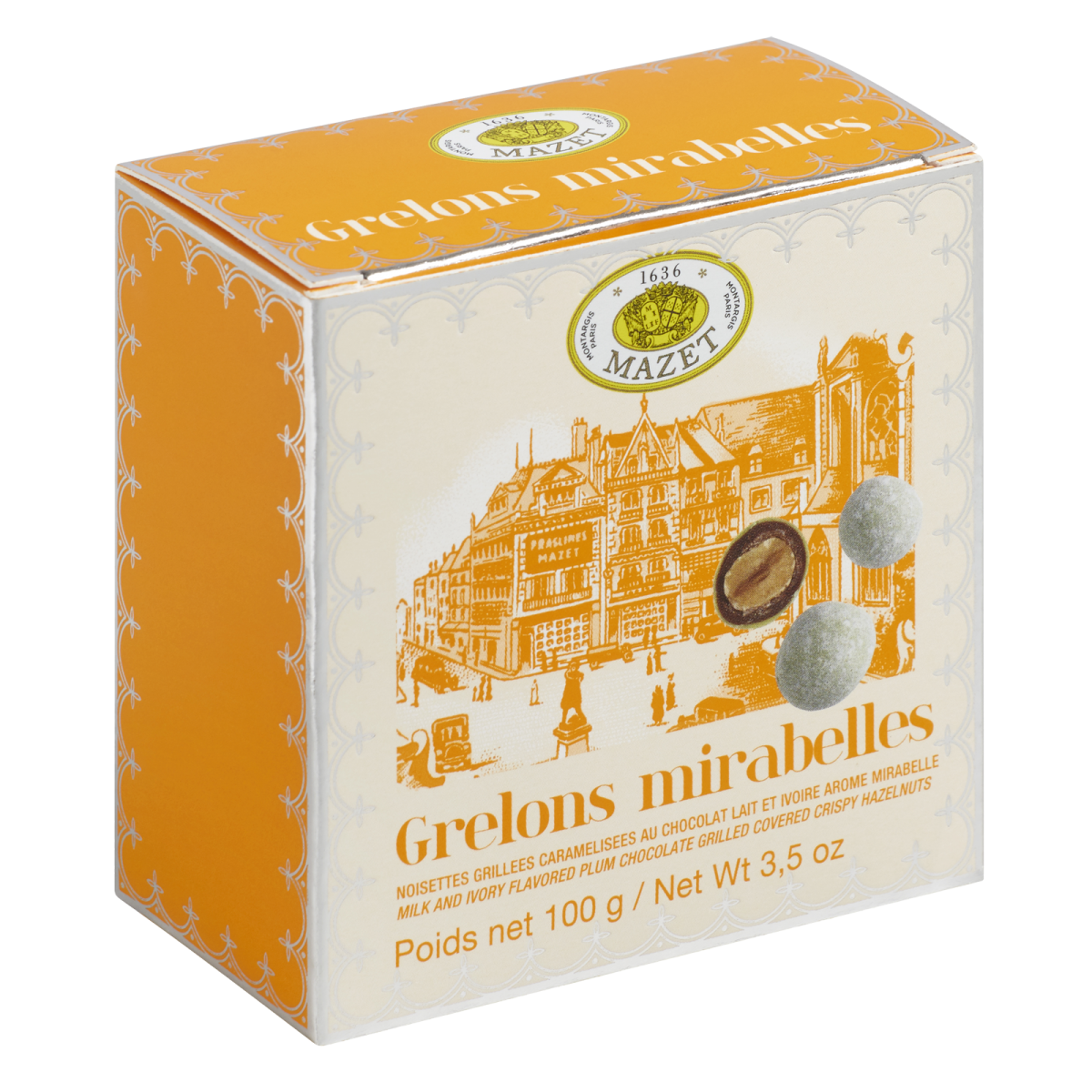 Grêlons Mirabelle | Grêlons-Mirabelles étui Confiserie 200g