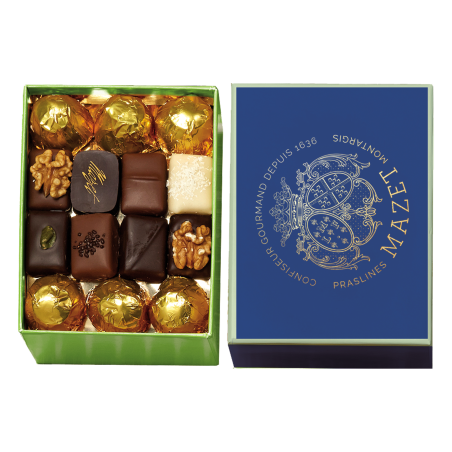 Ballotins de Chocolats | Chocolats assortis, ballotin bleu