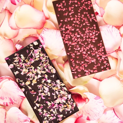 Tablette Chocolat Lait & Rose