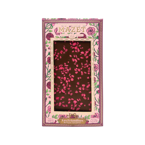 Tablette Chocolat Lait & Rose