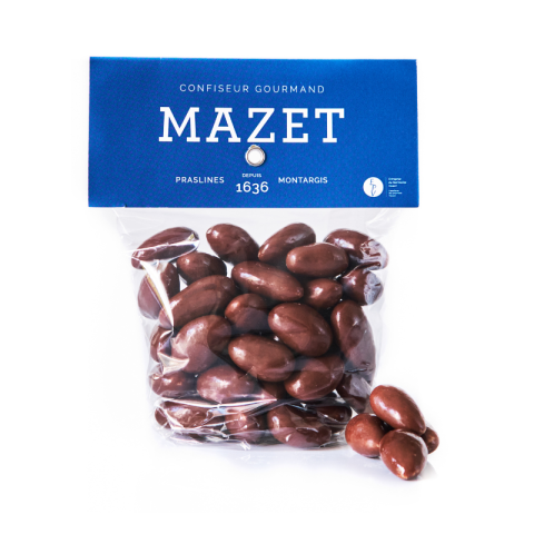 Amandes Fleur de Sel Chocolat Lait ı Mazet Confiseur