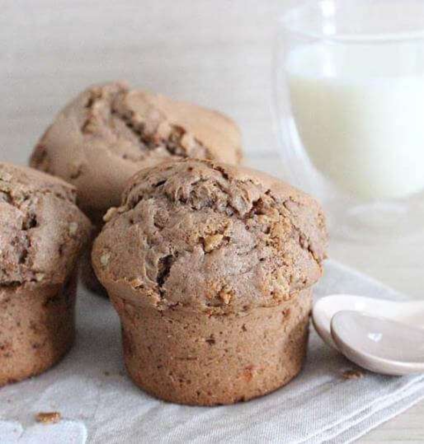 La recette de Julybentos : Enormes muffins choco noisettes