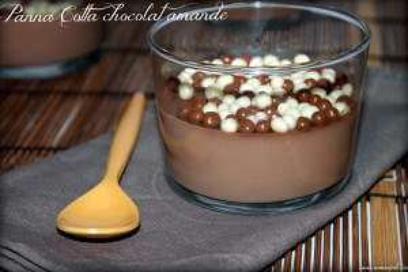 La recette de Sam’ : Panna cotta chocolat amande