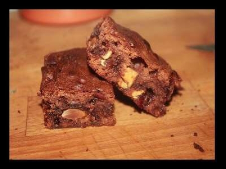La recette de Kinou_h : Brownie aux praslines mazet